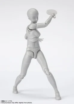 Bandai S.H.Figuarts Body-chan Sports Edition DX Set: Gray Color Ver. -Bandai 25b332ae36734131b80d143f99e76d7a.jpg
