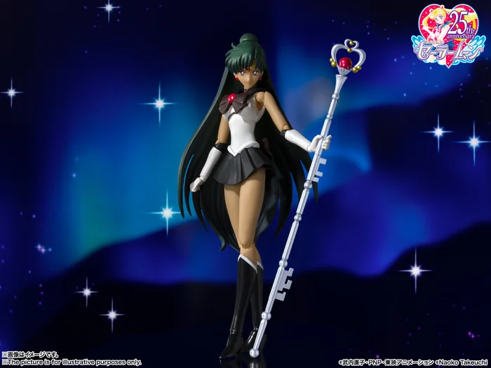 Bandai S.H.Figuarts Pretty Guardian Sailor Moon R Sailor Pluto Animation Color Edition 7 Bandai S.H.Figuarts Pretty Guardian Sailor Moon R Sailor Pluto Animation Color Edition - Image 5