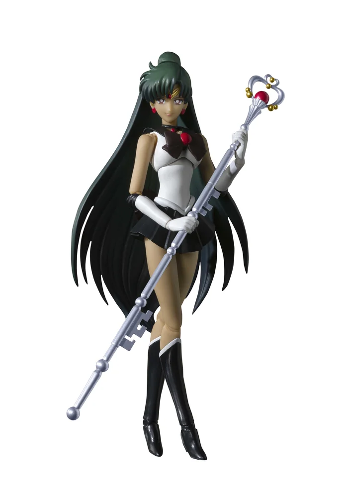 Bandai S.H.Figuarts Pretty Guardian Sailor Moon R Sailor Pluto Animation Color Edition 9 Bandai S.H.Figuarts Pretty Guardian Sailor Moon R Sailor Pluto Animation Color Edition - Image 7