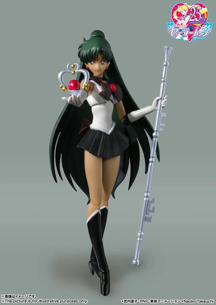 Bandai S.H.Figuarts Pretty Guardian Sailor Moon R Sailor Pluto Animation Color Edition 4 Bandai S.H.Figuarts Pretty Guardian Sailor Moon R Sailor Pluto Animation Color Edition - Image 2