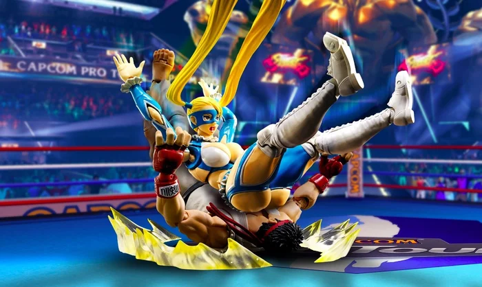 Bandai S.H.Figuarts Street Fighter Rainbow Mika 8 Bandai S.H.Figuarts Street Fighter Rainbow Mika - Image 6